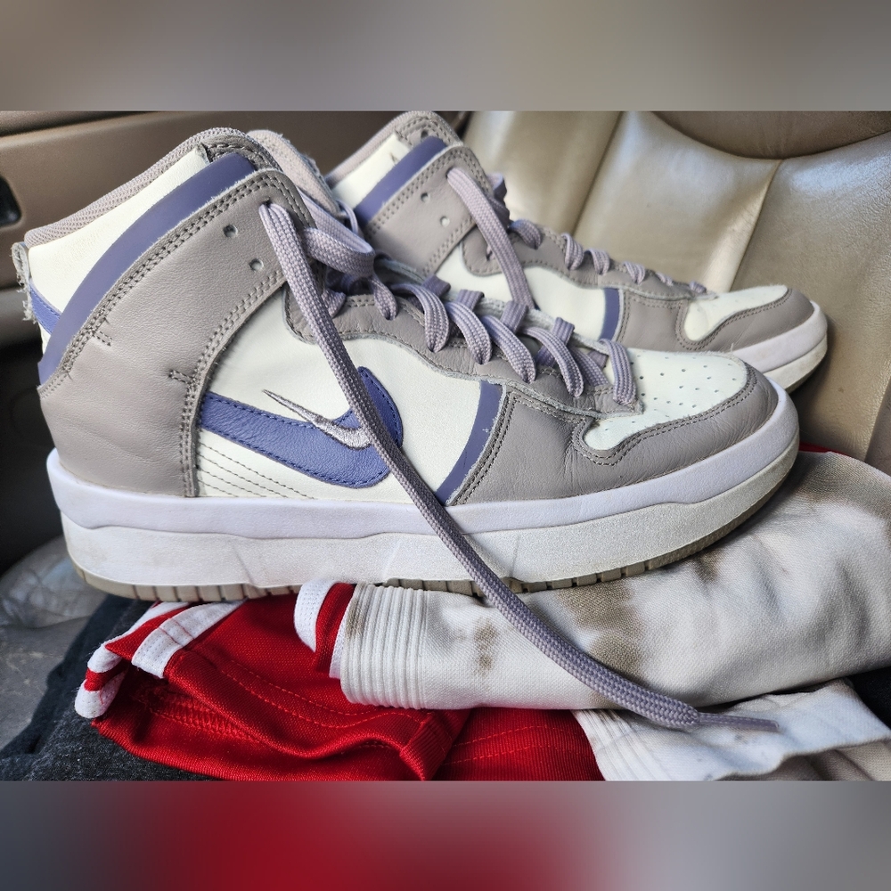 Nike Dunk High Up Iron Purple